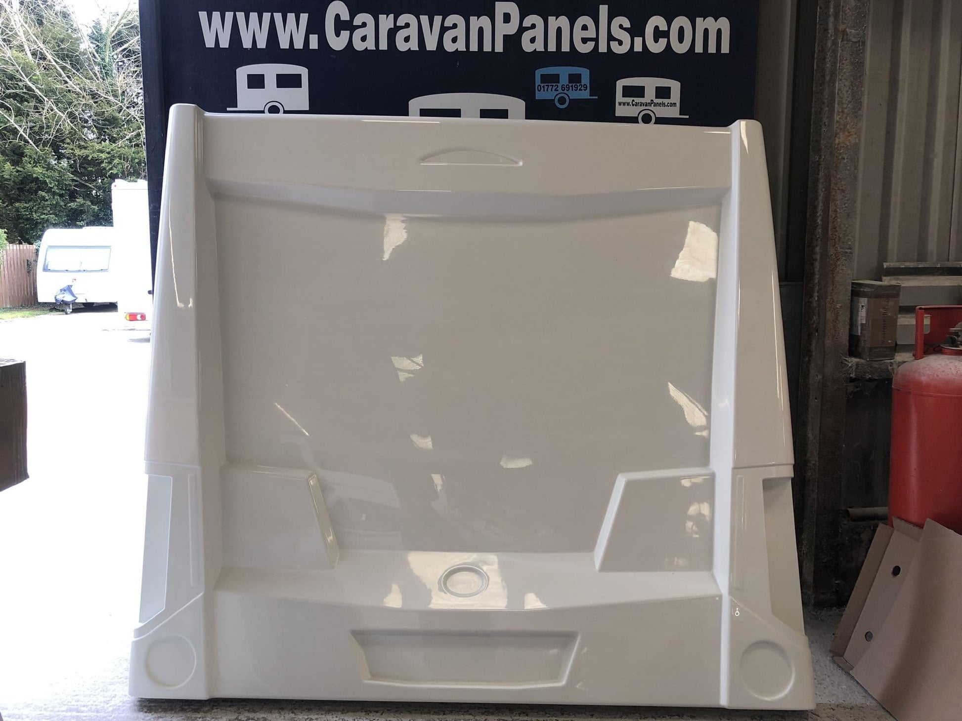 Elddis  caravan rear panel 006