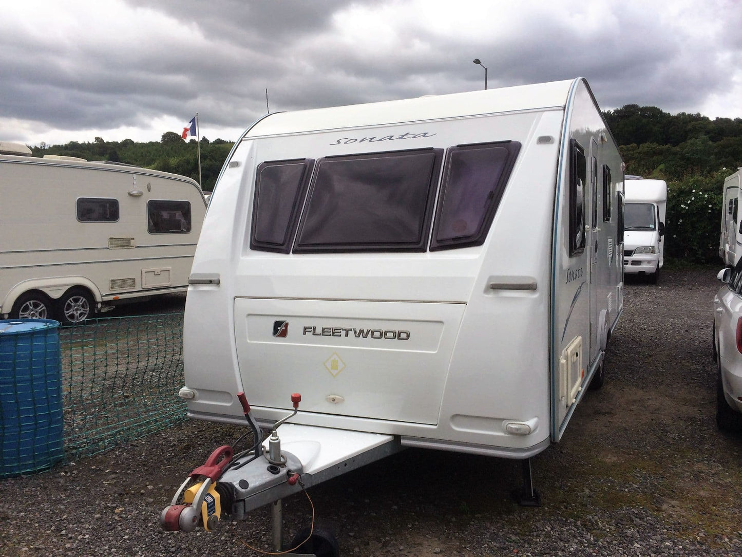 Fleetwood caravan front panel 003