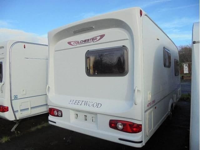 Fleetwood caravan rear panel 001