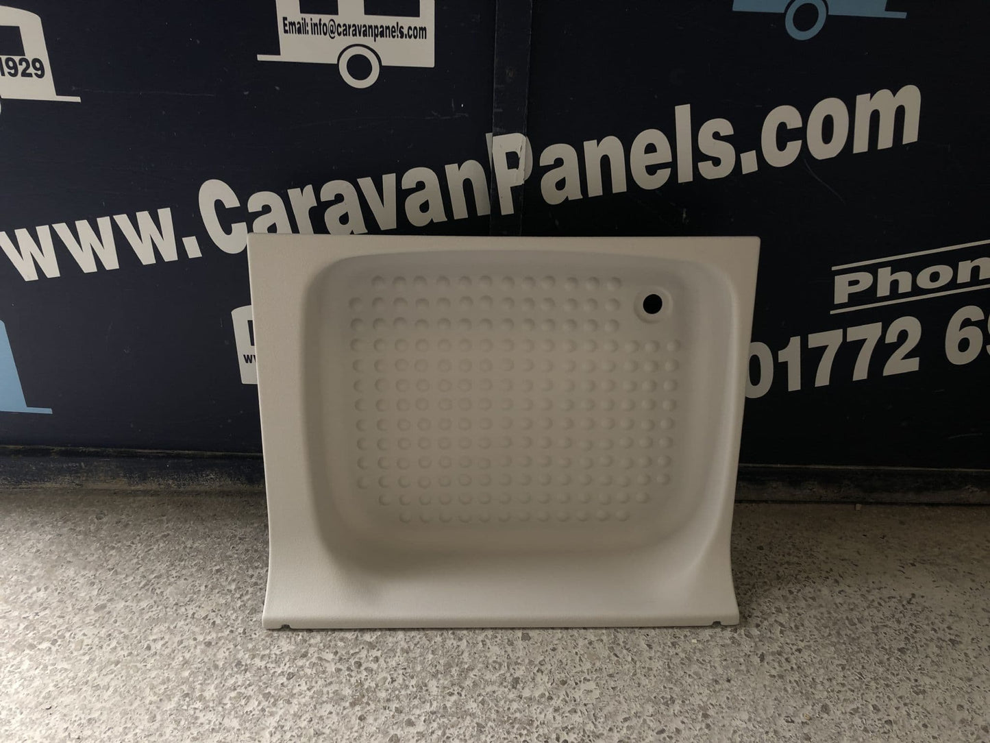 Hobby caravan shower tray 003