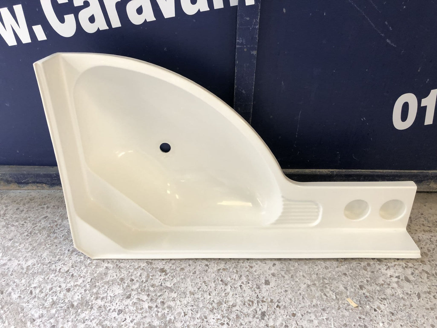 Hobby caravan vanity sink 009