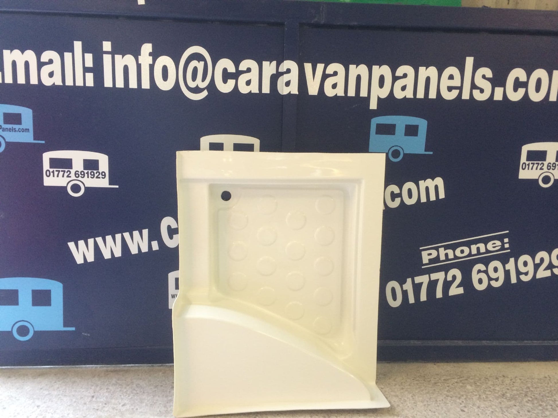 Swift caravan shower tray 001