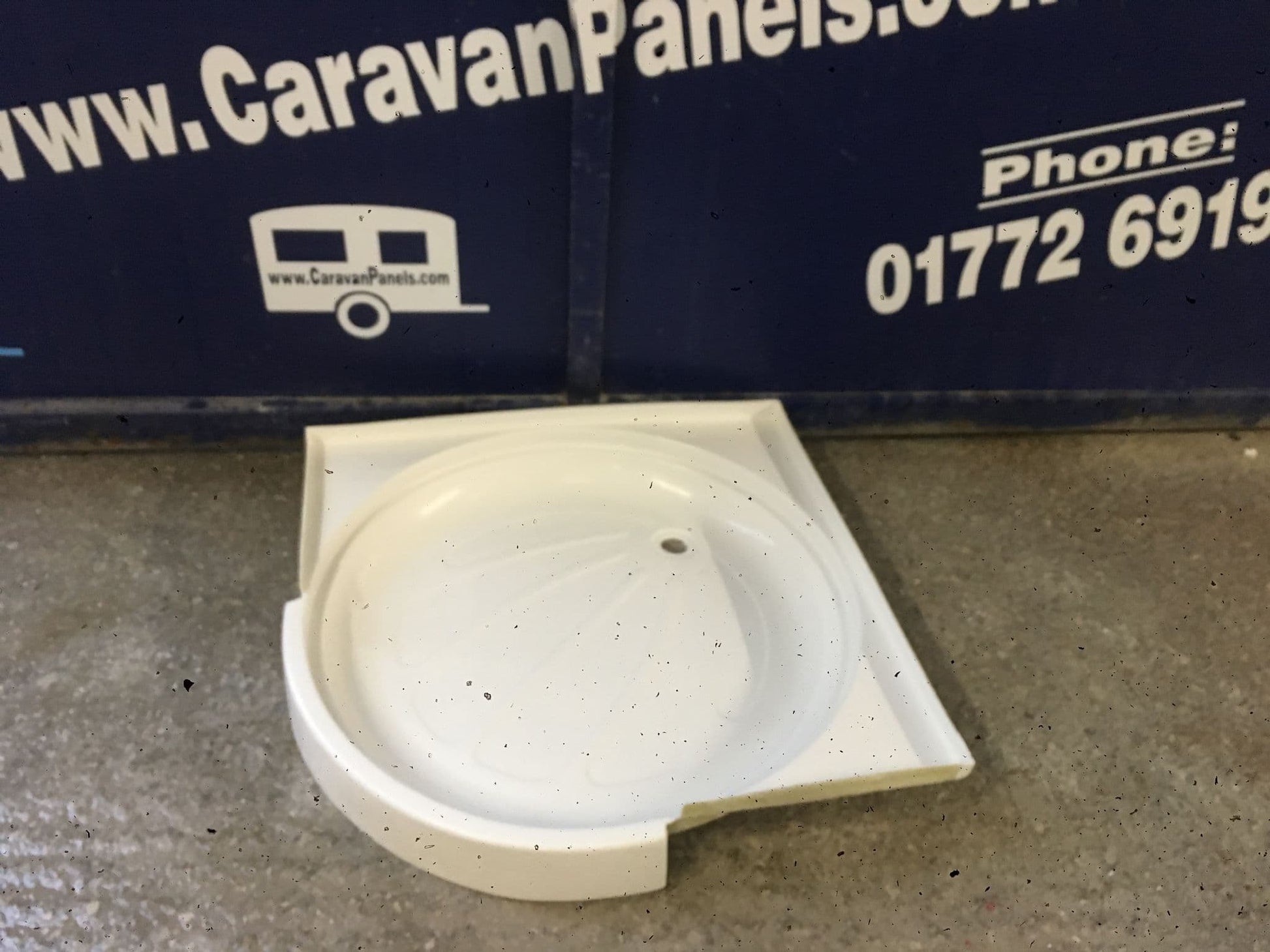 Swift caravan shower tray 008